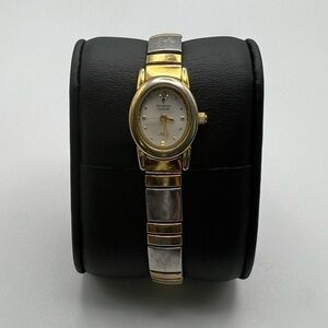 ARMITRON NOW Diamond Vintage Gold and Silver Flexible Bracelet Working